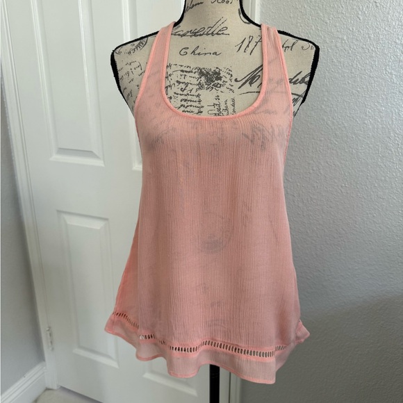 Volcom Women's Pink Sleeveless Top - Picture 1 of 8